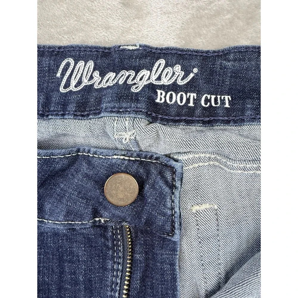 Wrangler Jeans Women's Size 15\34 Bootcut 09MWZDO Western Chore Work Preppy